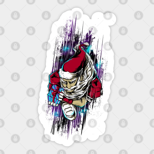 touchdown santa Sticker by spoilerinc